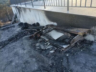 Foto: perspectiva de la zona afectada